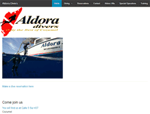 Tablet Screenshot of aldora.com
